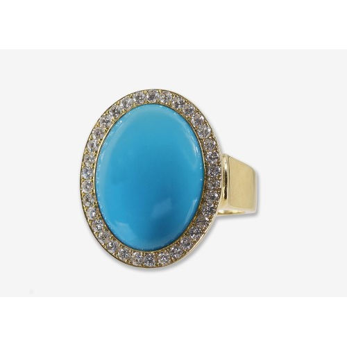 T�RKIS-BRILLANT-RING : (DOBIASCHOFSKY AUKTIONEN AG)