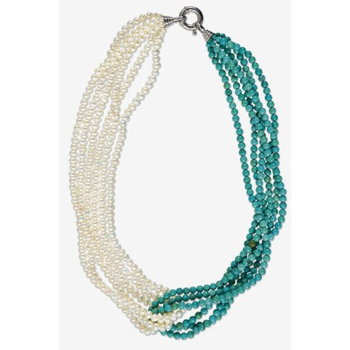 T�RKIS-PERLEN-COLLIER : (DOBIASCHOFSKY AUKTIONEN AG)