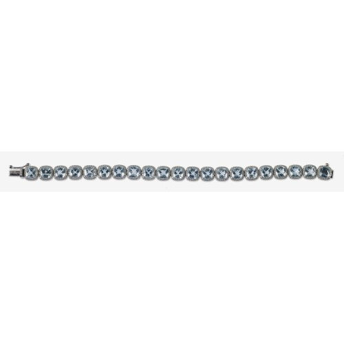 AQUAMARIN-DIAMANT-BRACELET : (DOBIASCHOFSKY AUKTIONEN AG)