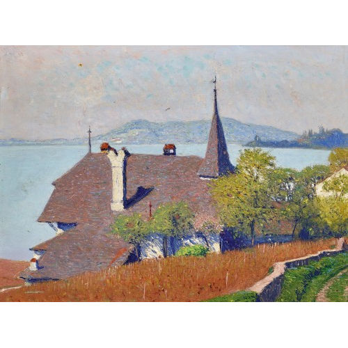 JEAN PHILIPPE �DOUARD ROBERT : 'Matin�e � Chavannes' (DOBIASCHOFSKY AUKTIONEN AG)