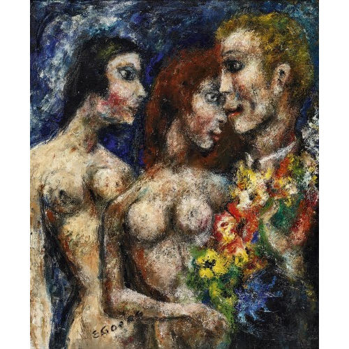 �DOUARD JOSEPH GOERG : 'La pr�f�r�e' (DOBIASCHOFSKY AUKTIONEN AG)