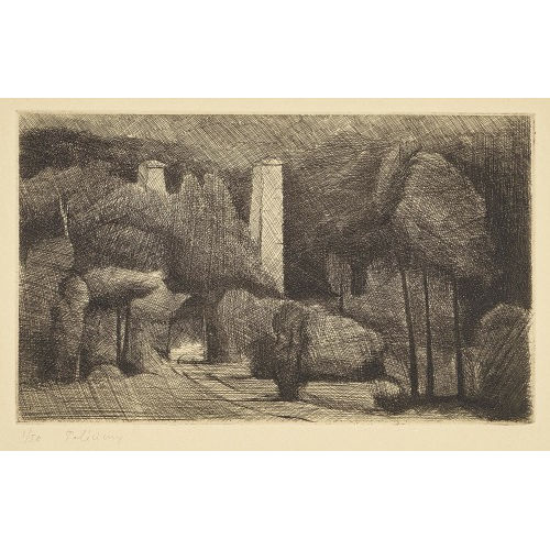G�RARD DE PAL�ZIEUX : 'Piliers dans le bois de Finges' (DOBIASCHOFSKY AUKTIONEN AG)