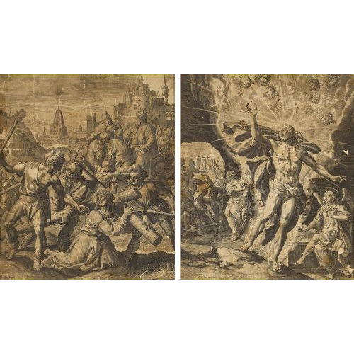 MARTEN DE VOS : Paar Szenen aus der Passion Christi (DOBIASCHOFSKY AUKTIONEN AG)