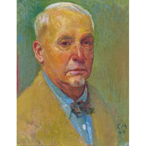 CUNO AMIET : Selbstbildnis (DOBIASCHOFSKY AUKTIONEN AG)