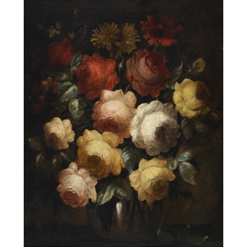19. JH. DEUTSCHLAND : Stillleben mit Rosen (DOBIASCHOFSKY AUKTIONEN AG)