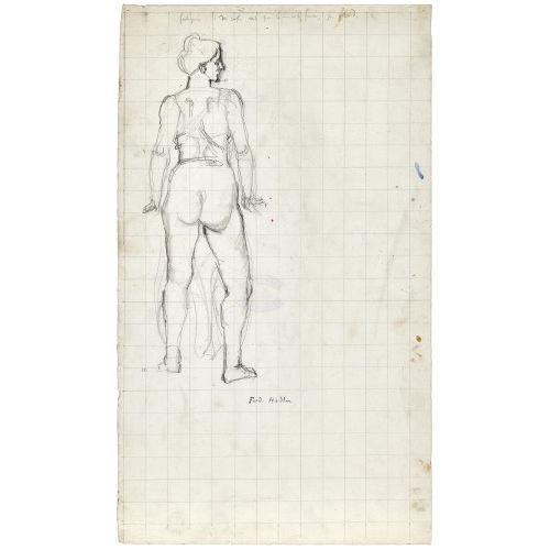 FERDINAND HODLER : Weibliche Figurenstudie (DOBIASCHOFSKY AUKTIONEN AG)