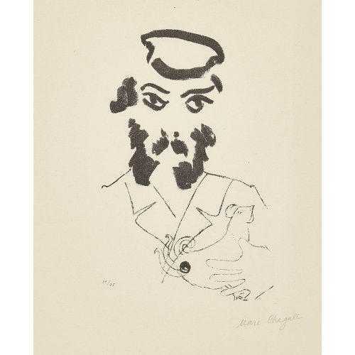 MARC CHAGALL : 'L'homme � la poule' (DOBIASCHOFSKY AUKTIONEN AG)