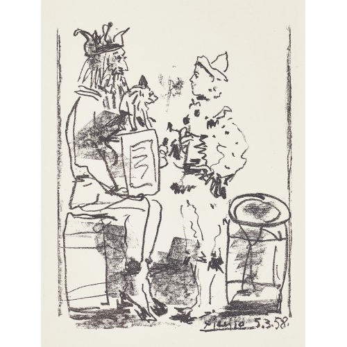 PABLO PICASSO : Les Saltimbanques (DOBIASCHOFSKY AUKTIONEN AG)