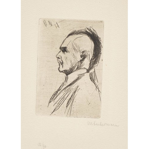 MAX LIEBERMANN : 'Portr�t Hoberg' (DOBIASCHOFSKY AUKTIONEN AG)