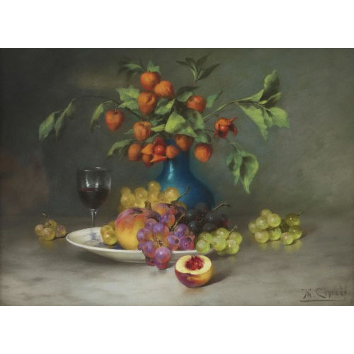 TH�ODORE CHARLES ANGE COQUELIN : Nature morte (DOBIASCHOFSKY AUKTIONEN AG)