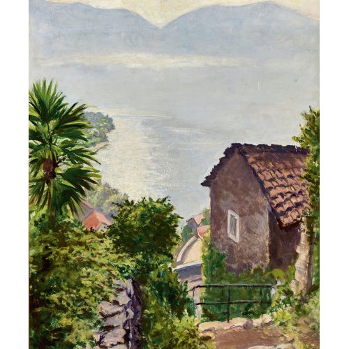 GUSTAVE (EIGTL. BARRAUD FRAN�OIS : 'Au dessus d'Ascona' (DOBIASCHOFSKY AUKTIONEN AG)