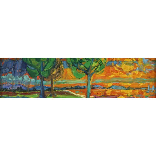 ROLF D�RIG : Seeuferlandschaft bei Sonnenuntergang (DOBIASCHOFSKY AUKTIONEN AG)
