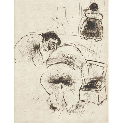 MARC CHAGALL : 'Notre h�ros tenait � �tre pr�t' (DOBIASCHOFSKY AUKTIONEN AG)
