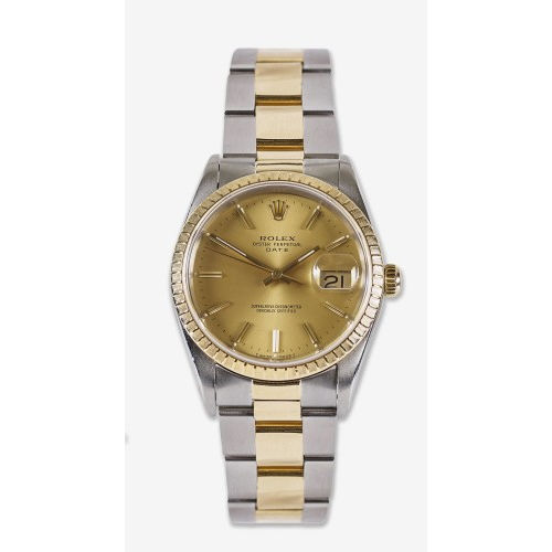 ROLEX : Herrenarmbanduhr 'Oyster Perpetual Date' (DOBIASCHOFSKY AUKTIONEN AG)