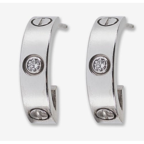 BRILLANT-OHRSCHRAUBEN : Cartier, Love (DOBIASCHOFSKY AUKTIONEN AG)