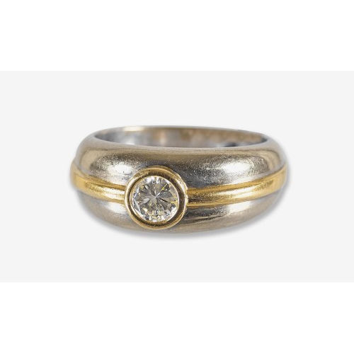 SOLITAIRE-RING : (DOBIASCHOFSKY AUKTIONEN AG)