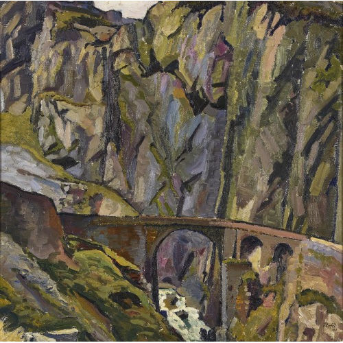 EDUARD STIEFEL : 'Teufelsbr�cke' (DOBIASCHOFSKY AUKTIONEN AG)