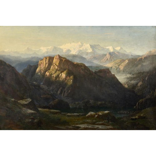 JAKOB JOSEPH ZELGER : 'Aufstieg zum Pilatus' (DOBIASCHOFSKY AUKTIONEN AG)