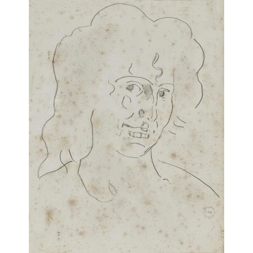 FERDINAND HODLER : Studie zu 'Bildnis Giulia Leonardi (Italienerin)' (DOBIASCHOFSKY AUKTIONEN AG)