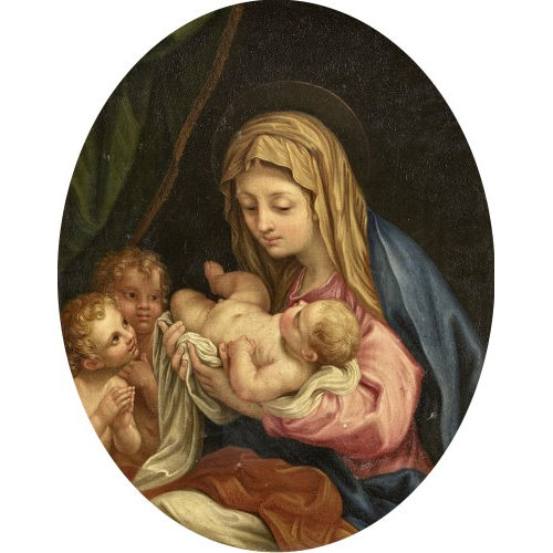 18. JH. ITALIEN : Maria mit Jesuskind (DOBIASCHOFSKY AUKTIONEN AG)