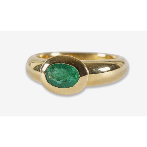 SMARAGD-RING : (DOBIASCHOFSKY AUKTIONEN AG)