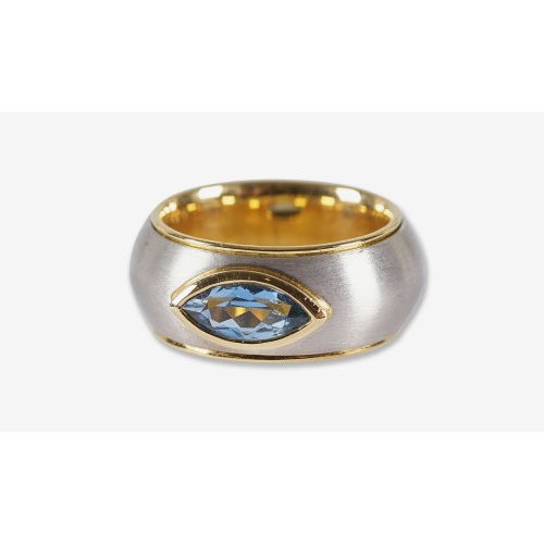 AQUAMARIN-RING : (DOBIASCHOFSKY AUKTIONEN AG)