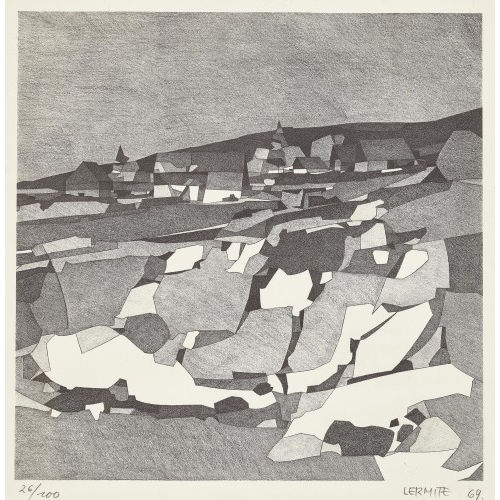 JEAN-PIERRE (EIGTL. SCHMID LERMITE : 'Apr�s l'hiver / Les places' (DOBIASCHOFSKY AUKTIONEN AG)