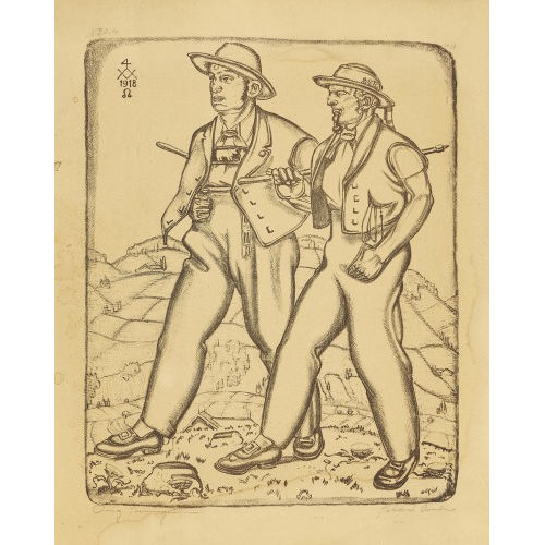 ALBERT SEBASTIAN OESCH : Appenzeller Bauern (DOBIASCHOFSKY AUKTIONEN AG)