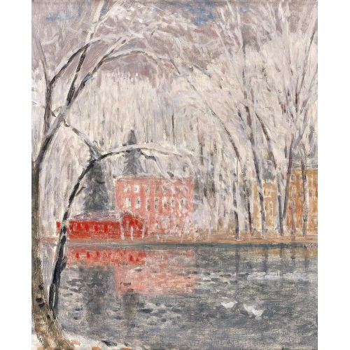 LEONHARD MEISSER : 'An der Aare' (DOBIASCHOFSKY AUKTIONEN AG)