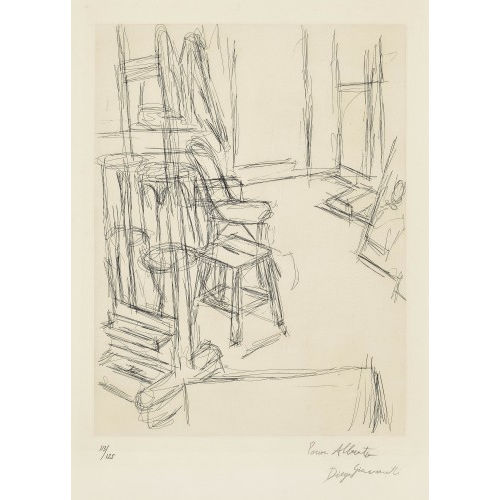 ALBERTO GIACOMETTI : 'L'Atelier au chevalet' (DOBIASCHOFSKY AUKTIONEN AG)