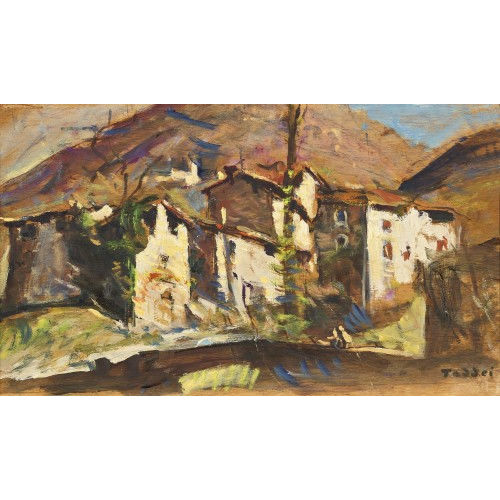 LUIGI TADDEI : Tessiner Bergdorf (DOBIASCHOFSKY AUKTIONEN AG)