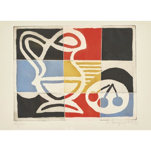 RUDOLF MUMPRECHT : 'Cruche et cerises' (DOBIASCHOFSKY AUKTIONEN AG)