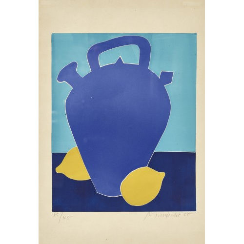 RUDOLF MUMPRECHT : 'Cruche espagnole et citron' (DOBIASCHOFSKY AUKTIONEN AG)