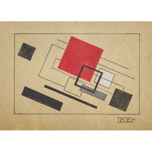 20. JH. RUSSLAND : Suprematistische Komposition (DOBIASCHOFSKY AUKTIONEN AG)