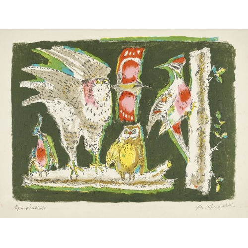 ALOIS CARIGIET : Voli�re (DOBIASCHOFSKY AUKTIONEN AG)