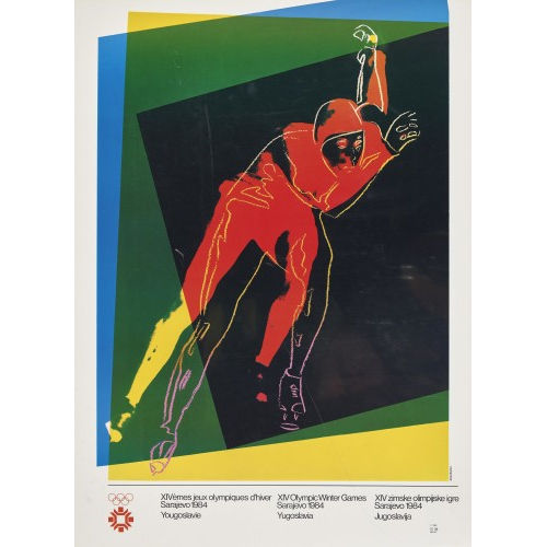 ANDY (EIGTL. WARHOLA WARHOL : 'XIV Olympic Winter Games Sarajevo 1984 Yugoslavia' (DOBIASCHOFSKY AUKTIONEN AG)