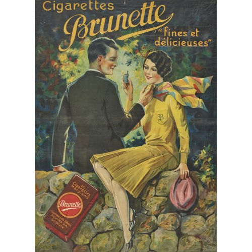 ANONYM : 'Cigarettes Brunette' (DOBIASCHOFSKY AUKTIONEN AG)