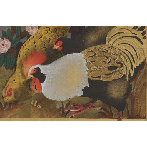 GEORGES MANZANA-PISSARRO : Les poules (DOBIASCHOFSKY AUKTIONEN AG)