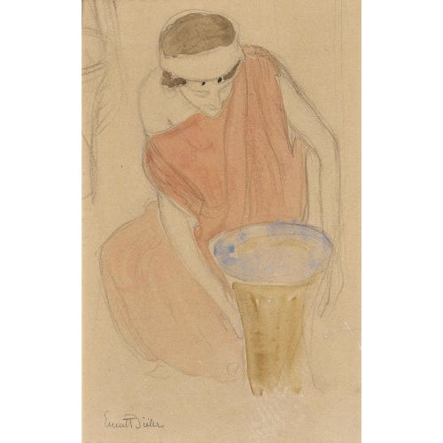 ERNEST BI�LER : 'Porteuse de corbeille' (DOBIASCHOFSKY AUKTIONEN AG)