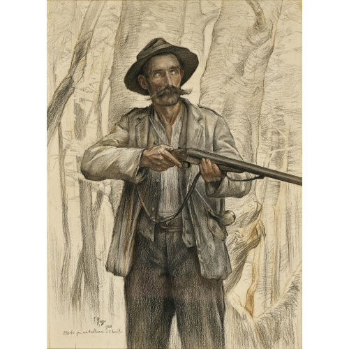 LOUIS FR�D�RIC ROUGE : Le chasseur (DOBIASCHOFSKY AUKTIONEN AG)
