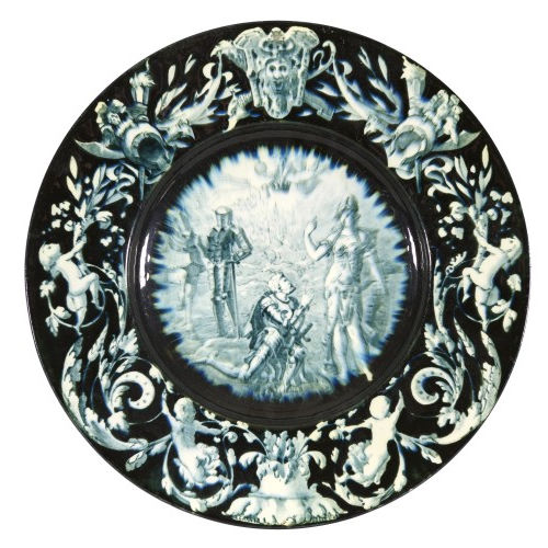 TH�ODORE DECK : Wandteller, um 1880 (DOBIASCHOFSKY AUKTIONEN AG)