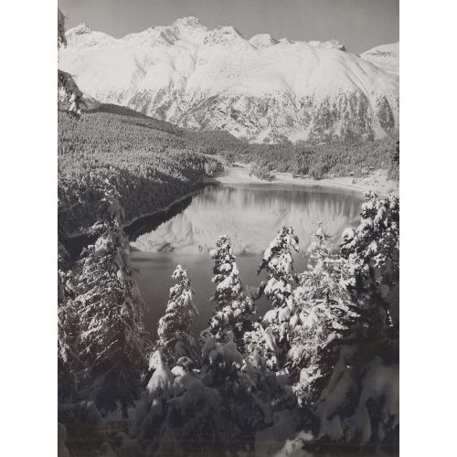 ANDREAS PEDRETT : 'Winter am St. Moritzersee' (DOBIASCHOFSKY AUKTIONEN AG)