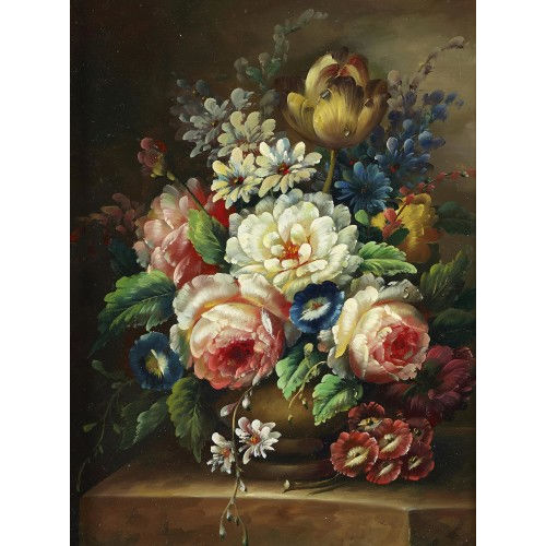 20. JH. DEUTSCHLAND : �ppiges Blumenstillleben (DOBIASCHOFSKY AUKTIONEN AG)