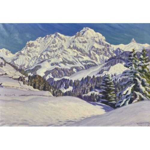 WALDEMAR THEOPHIL FINK : 'Adelboden' (DOBIASCHOFSKY AUKTIONEN AG)