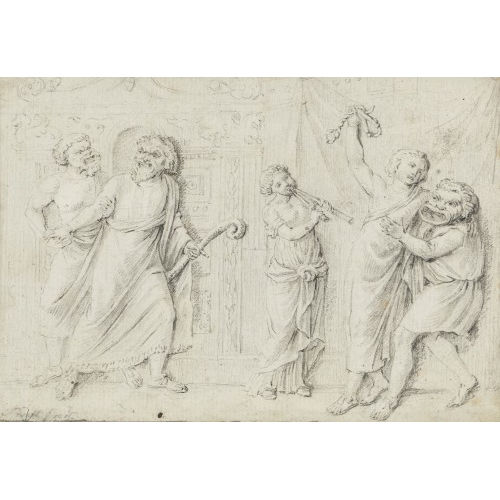 FRANCOIS �DOUARD PICOT : Com�diens du th��tre antique (DOBIASCHOFSKY AUKTIONEN AG)