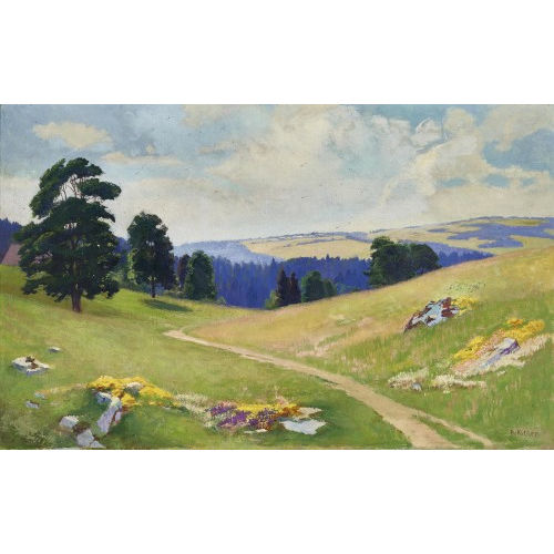 ROBERT KIENER : '� la Paule, Jura' (DOBIASCHOFSKY AUKTIONEN AG)