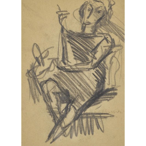 EDMONDO DOBRZANSKI : Sitzende (DOBIASCHOFSKY AUKTIONEN AG)