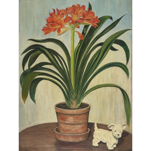 ADOLF WYTTENBACH-BRAND : Amaryllis im Topf (DOBIASCHOFSKY AUKTIONEN AG)