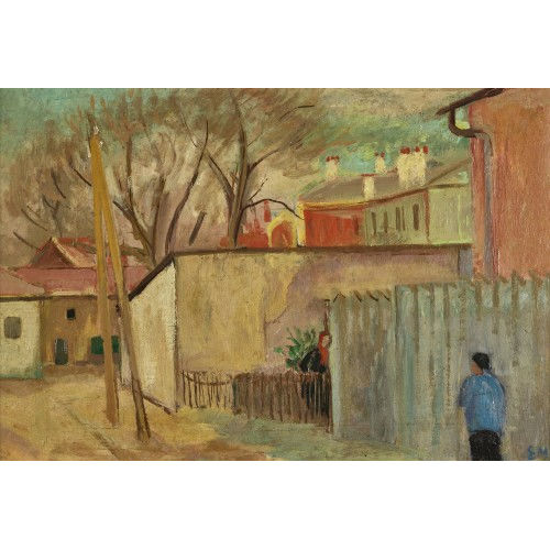 ERNST MORGENTHALER : Strassenszene (DOBIASCHOFSKY AUKTIONEN AG)