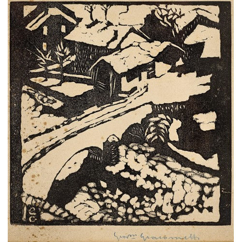 GIOVANNI GIACOMETTI : 'Il ponte al sole. - Die Br�cke in Stampa' (DOBIASCHOFSKY AUKTIONEN AG)